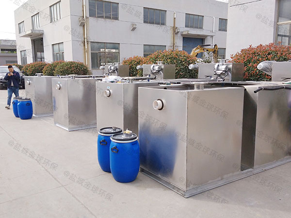 厨余大型自动除渣油水分离器与隔油池的去除效率