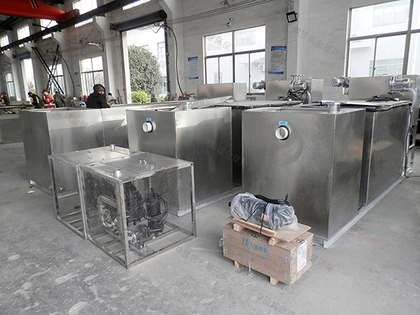 小饭店地面式机械隔油污水提升设备研发