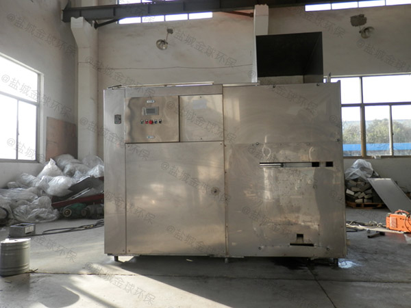 日处理10吨机械式餐厨垃圾一体化处理设备处理流程
