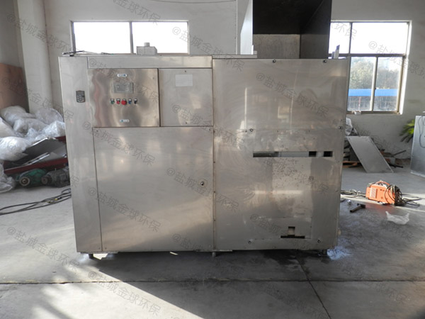 5吨全自动餐厨垃圾处理机生产工艺流程